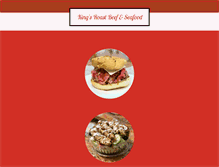 Tablet Screenshot of kingsroastbeef.com